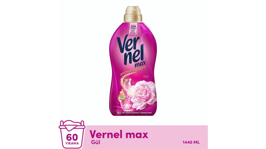 Vernel Max Taze Gül Yumuşatıcı 1.44 L