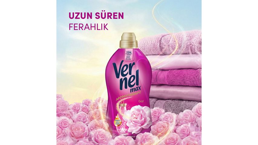 Vernel Max Taze Gül Yumuşatıcı 1.44 L