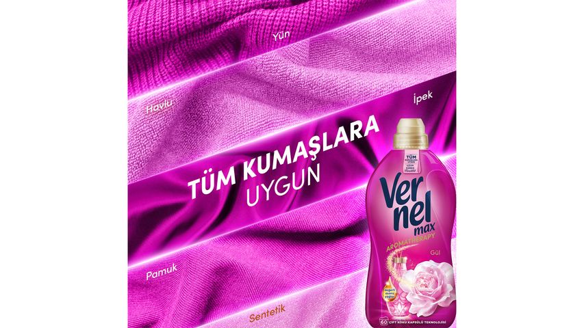 Vernel Max Taze Gül Yumuşatıcı 1.44 L