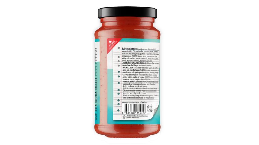 Caravelli Taze Baharatlı & Lor Peynirli Domates Makarna Sosu 340 g