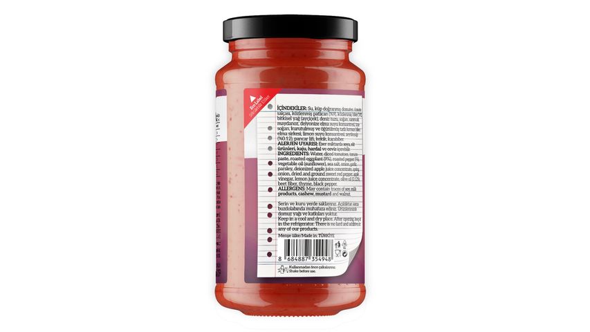 Caravelli Köz Patlıcan & Biberli Domates Makarna Sosu 340 g