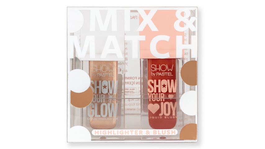 Pastel Glow Likit Highlighter 72 & Joy Likit Blush 53