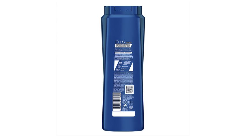 Clear Men Cool Sport Menthol Şampuan 600 ml