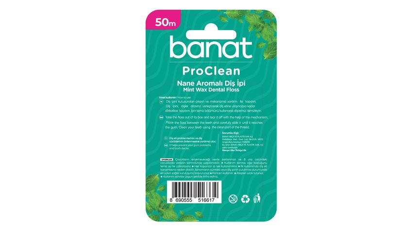 Banat Mint Dental Floss (50 m)