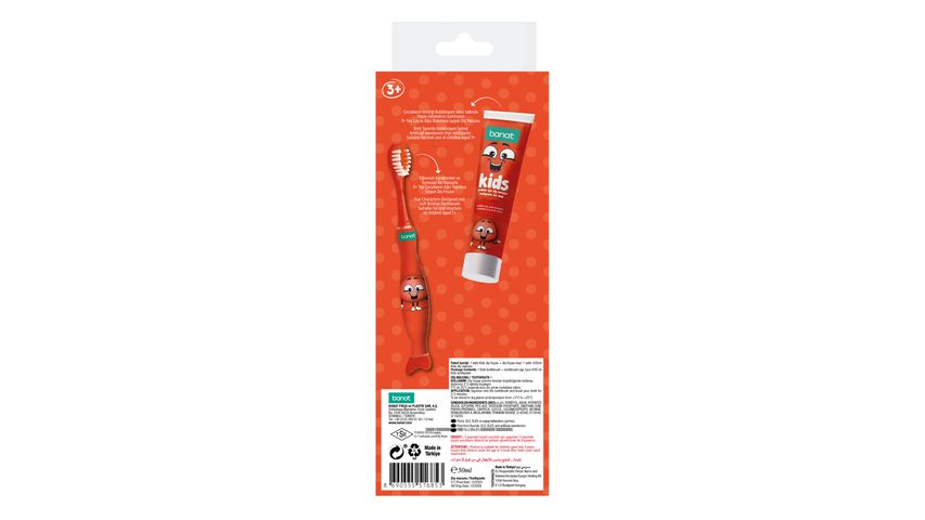 Banat Çocuk Diş Fırçası Yumuşak & Diş Macunu 50 ml