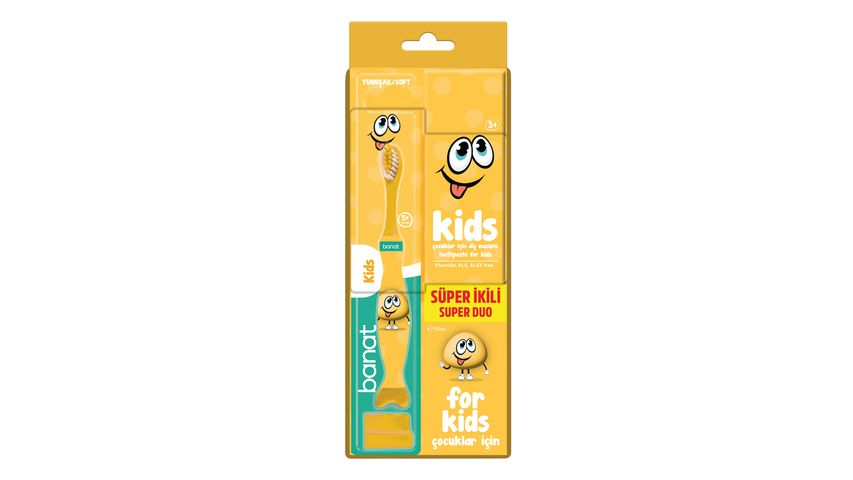 Banat Çocuk Diş Fırçası Yumuşak & Diş Macunu 50 ml