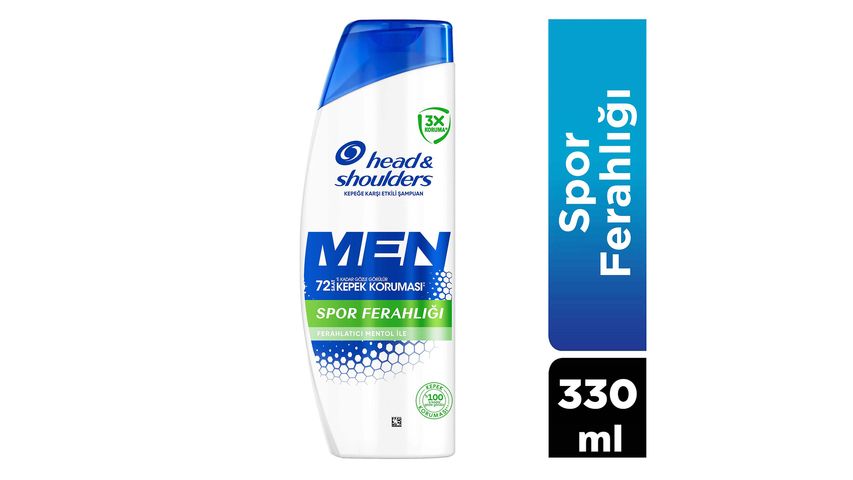 Head & Shoulders Men Spor Ferahlığı Mentollü Kepeğe Karşı Etkili Şampuan 330 ml