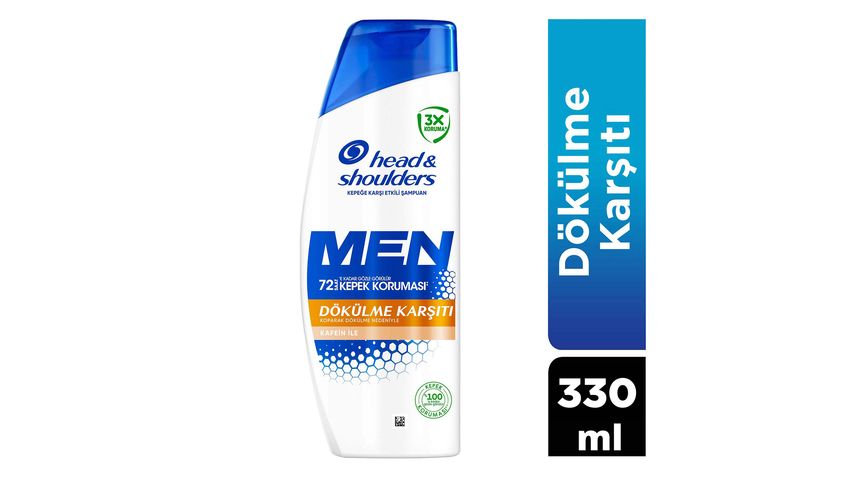 Head & Shoulders Men Caffeine Anti-Hair Loss Anti-Dandruff Shampoo 330 ml