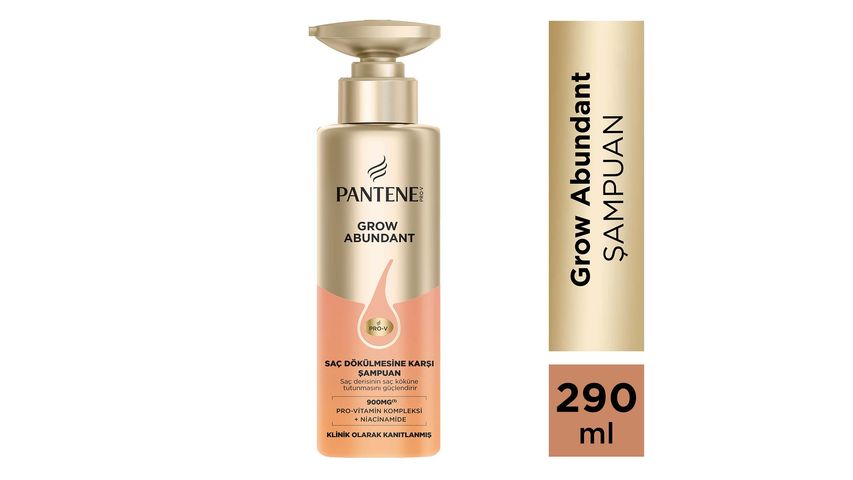 Pantene Grow Abundant Saç Dökülmesine Karşı Şampuan 290 ml
