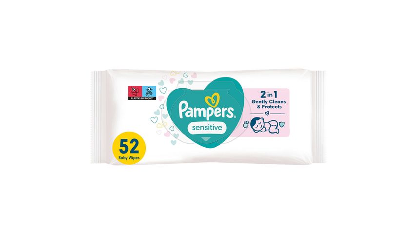 Prima Pampers Sensitive Wet Wipes 52 Pack