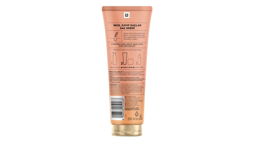 Pantene Grow Abundant Saç Dökülmesine Karşı Saç Kremi 250 ml