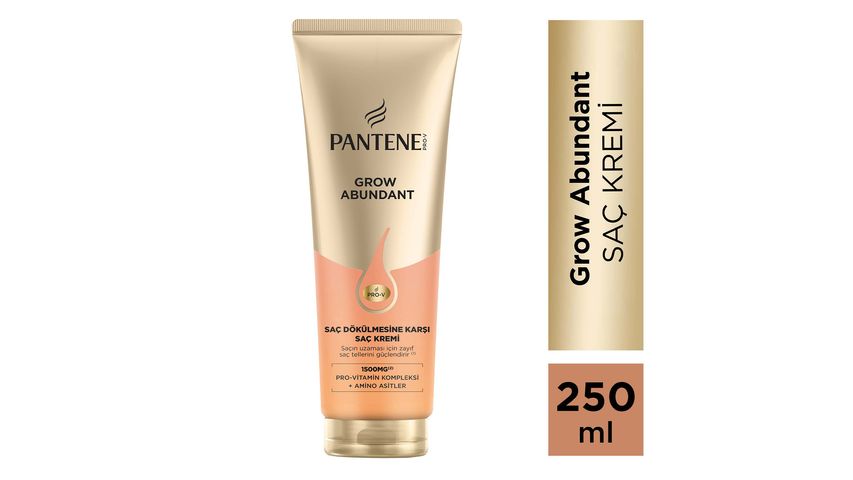 Pantene Grow Abundant Saç Dökülmesine Karşı Saç Kremi 250 ml