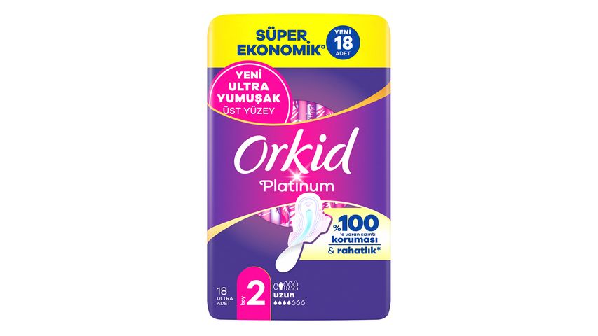 Orkid Platinum Uzun Dörtlü Paket 18 Adet