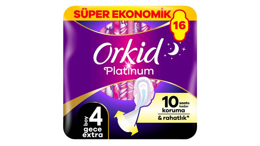 Orkid Platinum Night Extra Quad Pack 16 Pads