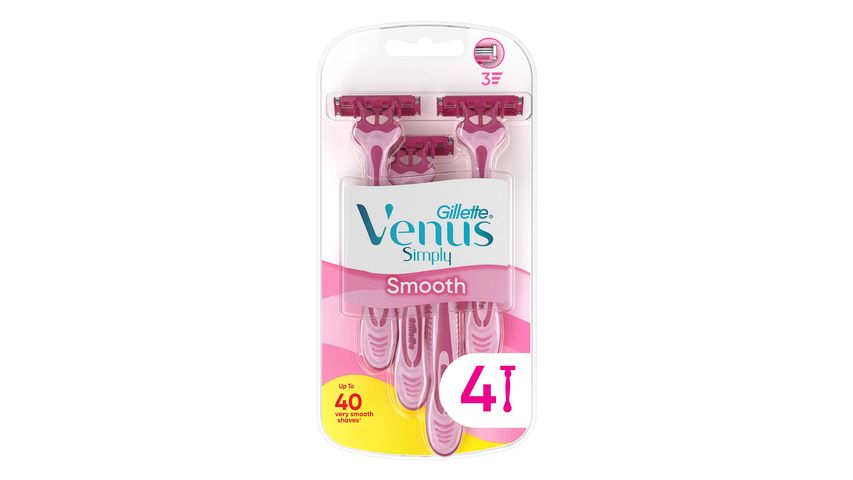 Gillette Simply Venus Poşet Kullan-At Tıraş Bıçağı 4'lü