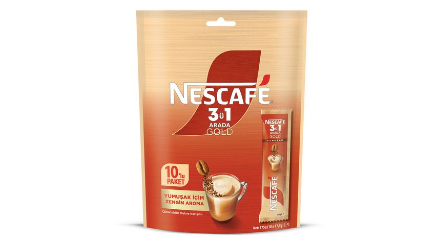 Nescafé 3'ü 1 Arada Gold Yumuşak 10'lu