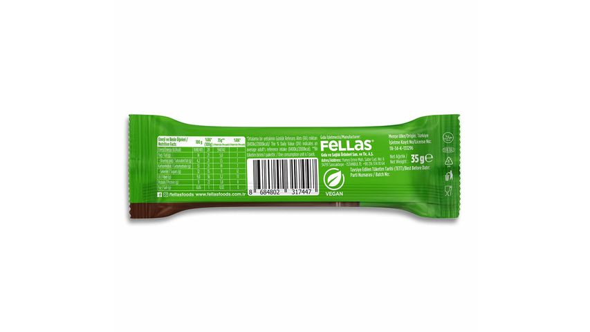 Fellas Çikolata Kaplı Antep Fıstıklı Meyve Bar 35 g