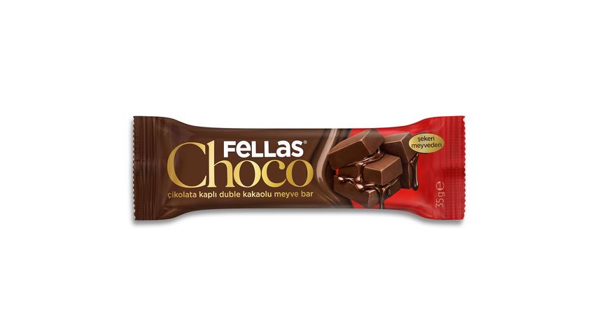Fellas Chocolate Covered Double Cocoa Fruit Bar 35 g