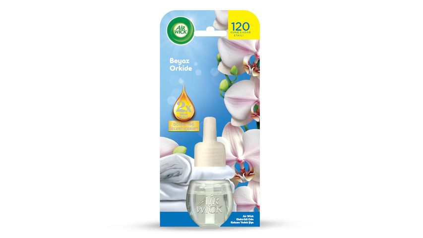 Air Wick Elektrikli Yedek Şişe Beyaz Orkide 19 ml