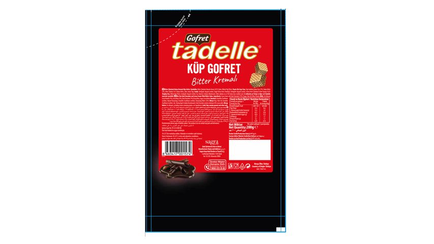 Tadelle Bitter Kremalı Küp Gofret 200 g