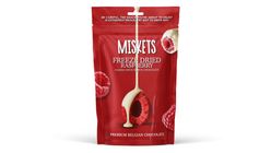 Miskets White Chocolate Covered Raspberry Dragee 80 g