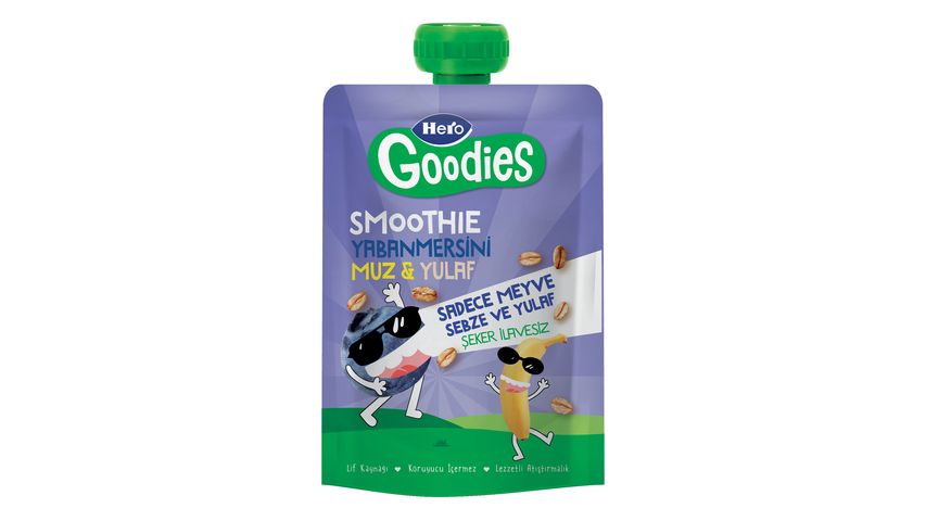 Hero Goodies Yaban Mersini Muz Yulaf Havuç 100 g