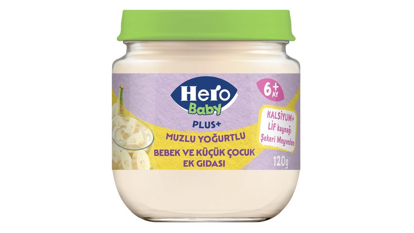 Hero Baby Plus Banana Yogurt 120 g