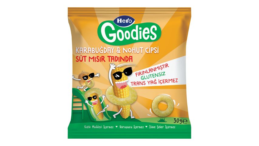 Hero Goodies Süt Mısırlı Sağlıklı Cips 30 g