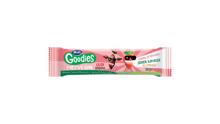 Hero Goodies Strawberry Cocoa Fruit Bar 30 g
