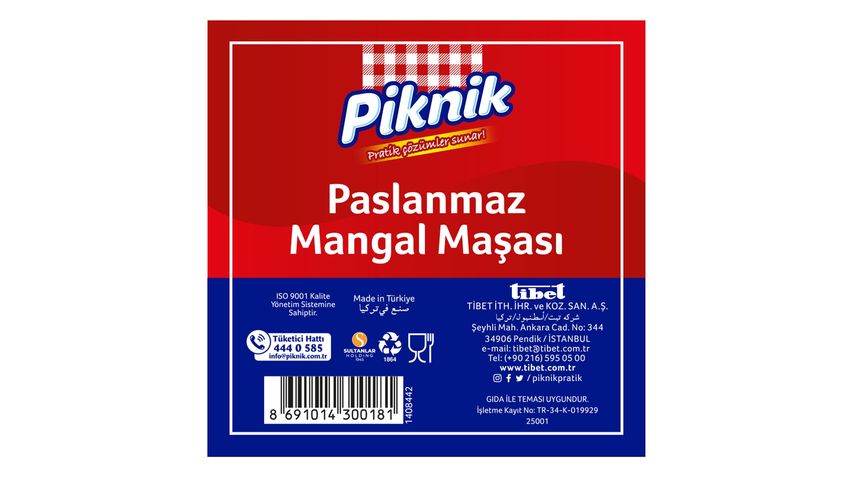 Piknik Paslanmaz Maşa