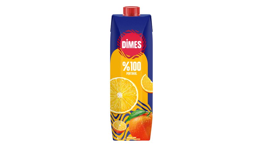 Dimes %100 Portakal Suyu 1 L