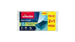 Vileda Pro Clean Düz Sünger 2 + 1