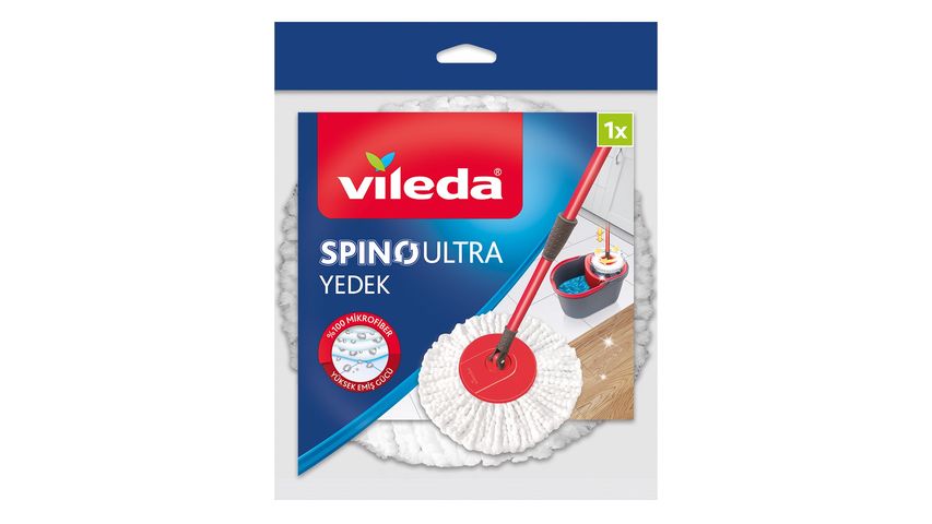 Vileda Spino Otomatik Sıkmalı Temizlik Seti Yedek Paspas