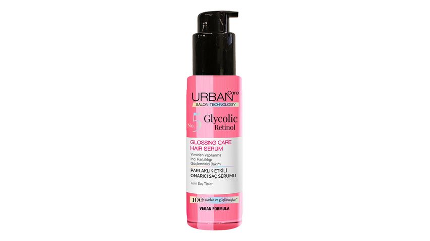 Urban Care Gloss Glycolic Retinol Shine-Enhancing Repair Hair Serum 100 ml