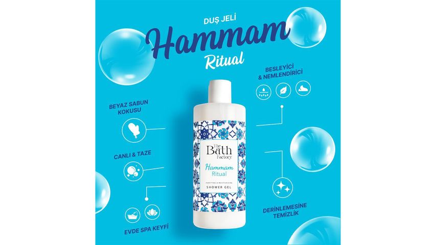 The Bath Factory Nemlendirici & Besleyici Hammam Ritual Duş Jeli 400 ml