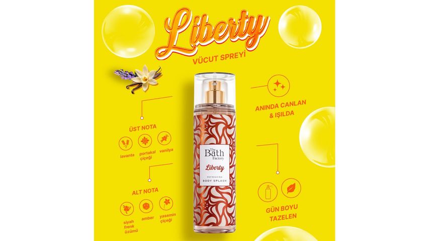 The Bath Factory Liberty Vücut Spreyi 200 ml