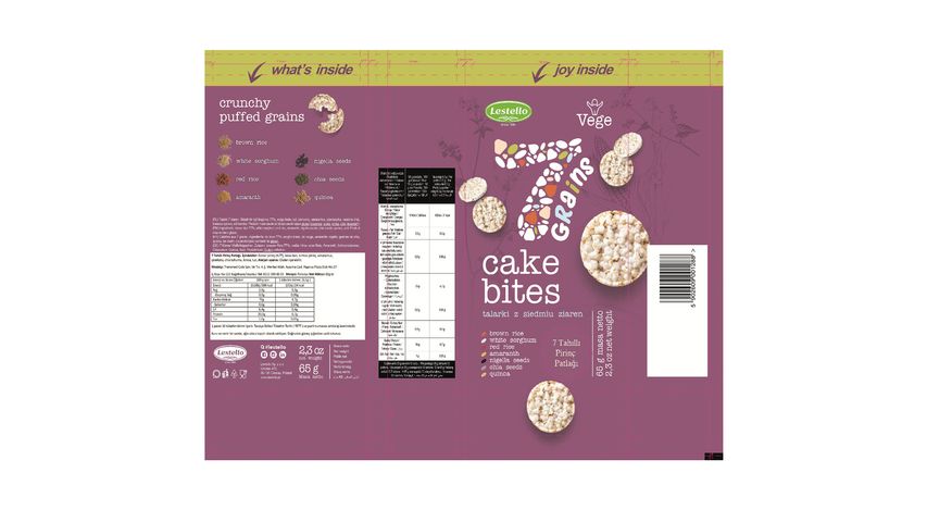 Lestello Seven Grain Rice Cakes 65 g