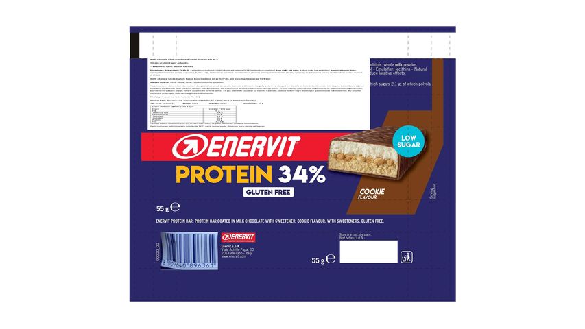 Enervit Az Şekerli Kurabiyeli Bar 40 g