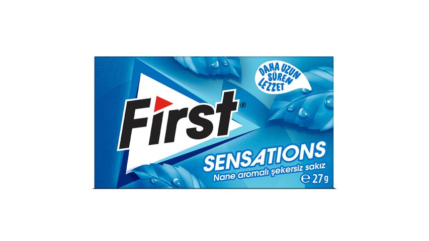 First Sensations Mint Flavored Sugar-Free Chewing Gum 27 g