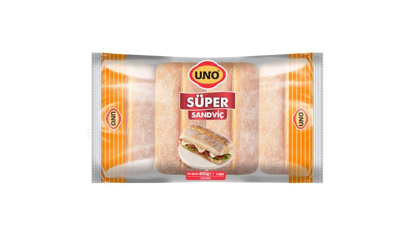 Uno Süper Sandviç Ekmeği 400 g