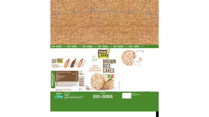 Rice Up Quinoa & Chia Seed Rice Cake 120 g