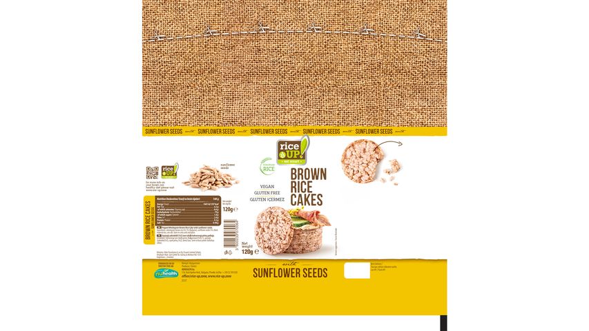 Rice Up Ayçekirdekli Pirinç Patlağı 120 g