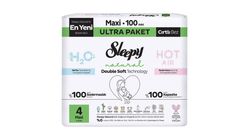 Sleepy Natural Double Soft Bebek Bezi Ultra Maxi 100'lü No:4