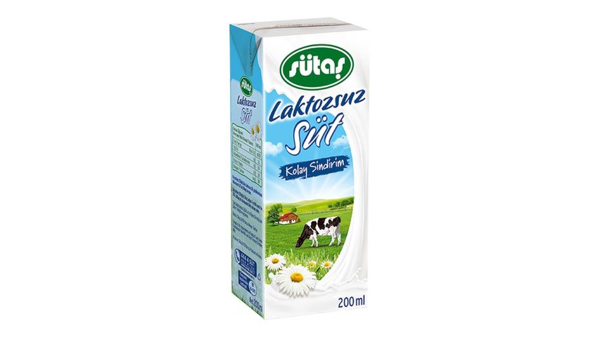 Sütaş Laktozsuz Süt 200 ml