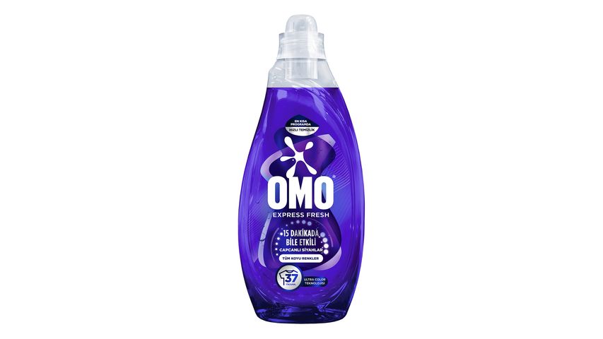 Omo Express Fresh Capcanlı Siyahlar Çamaşır Detarjanı 1480 ml