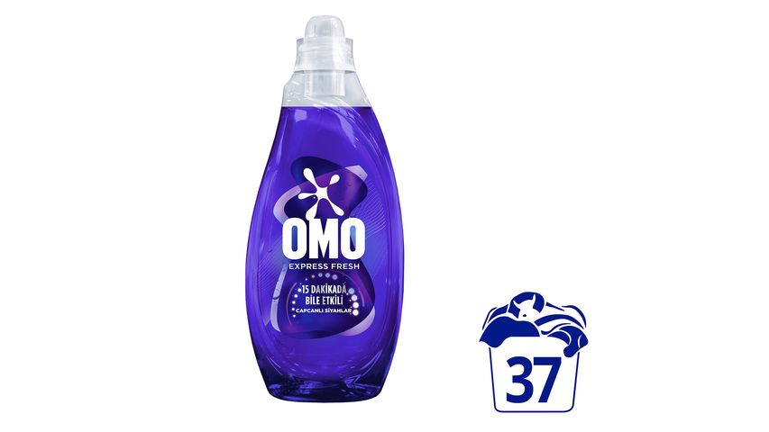Omo Express Fresh Capcanlı Siyahlar Çamaşır Detarjanı 1480 ml
