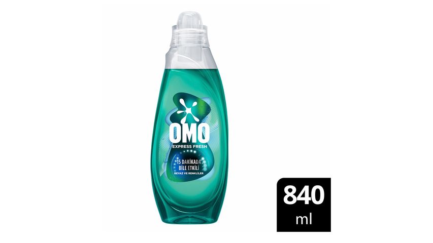 Omo Express Fresh Anti-Odor Laundry Detergent 840 ml