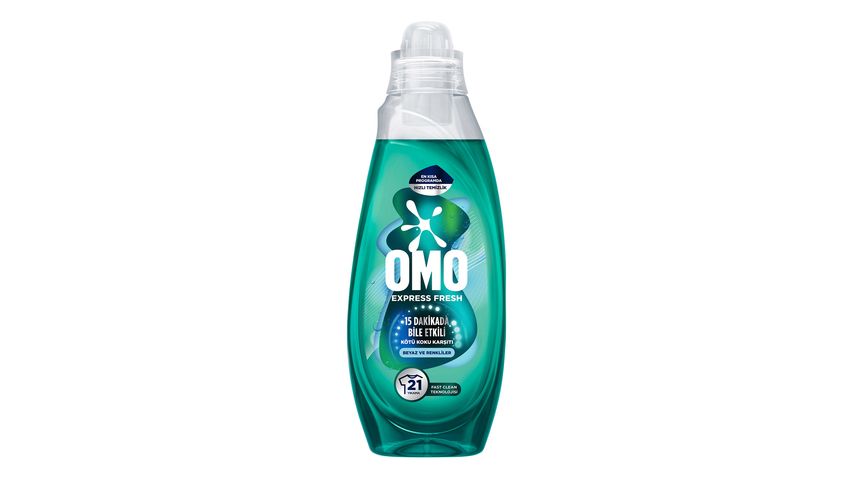 Omo Express Fresh Anti-Odor Laundry Detergent 840 ml