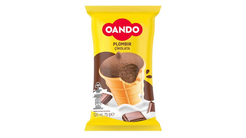 Oando Çikolatalı Plombır Dondurma 120 ml