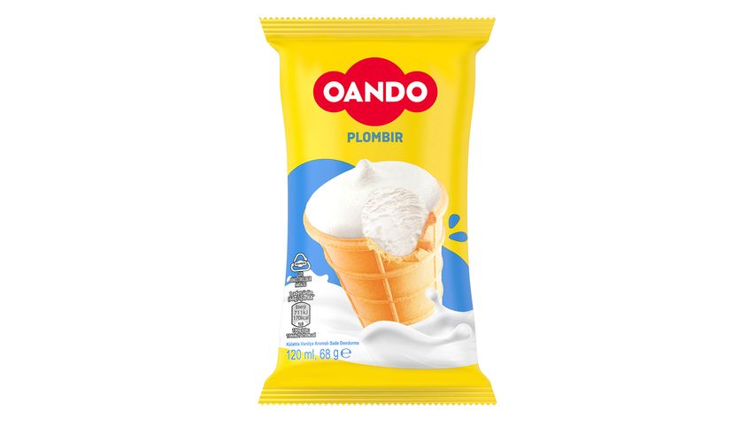 Oando Plombir Ice Cream 120 ml